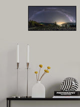 Milky way and daffodils Poster och Canvastavla