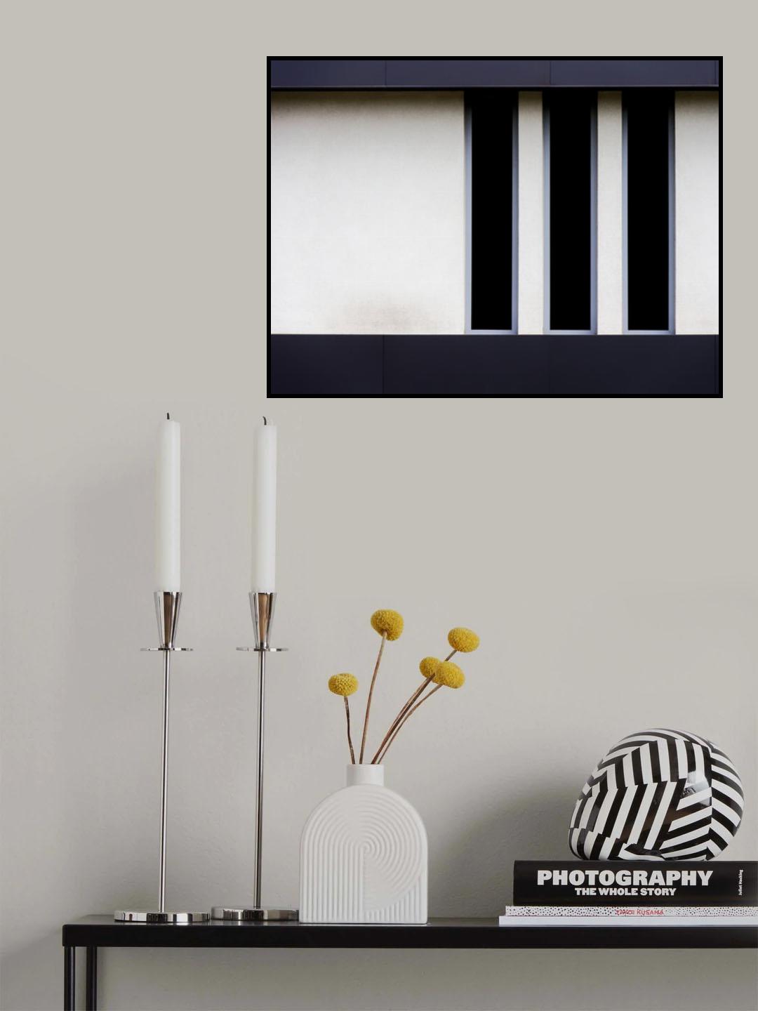 the striped window Poster och Canvastavla