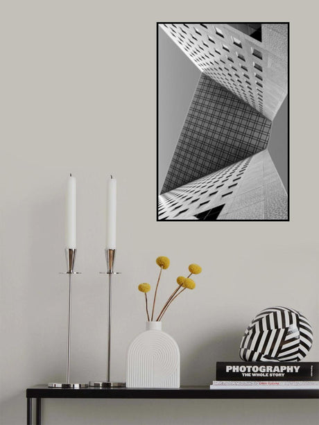 Urban Origami Poster och Canvastavla