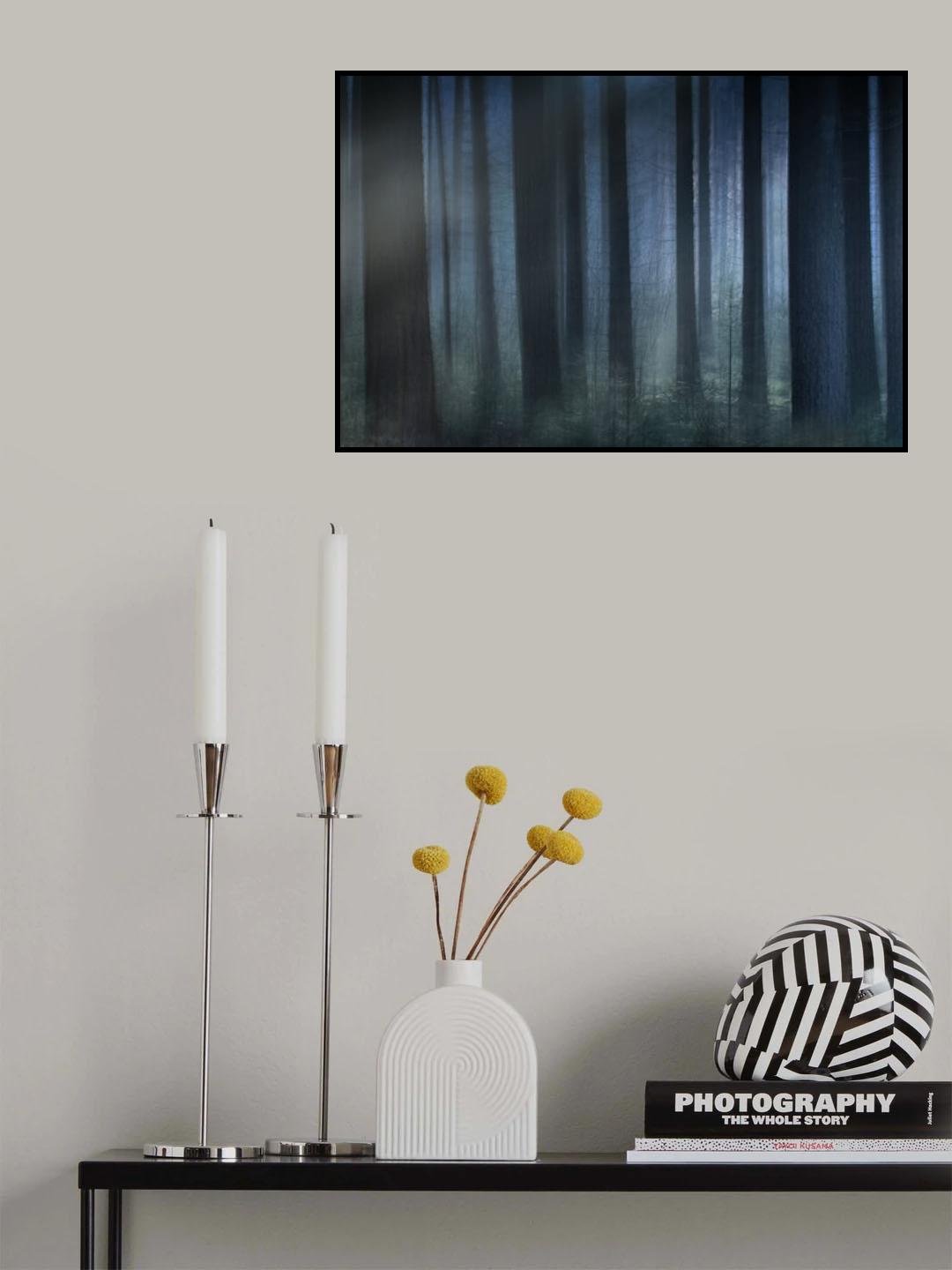 Blue light Poster och Canvastavla