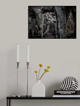 Collecting dung. Poster och Canvastavla