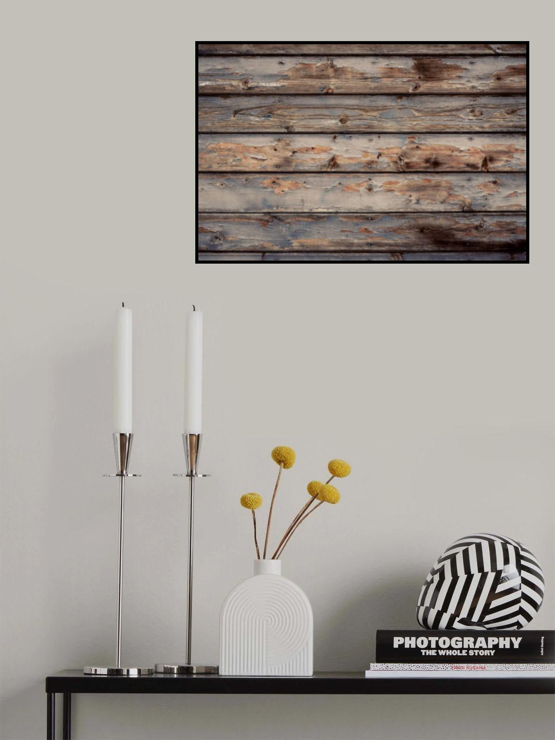 Wood Texture Poster och Canvastavla
