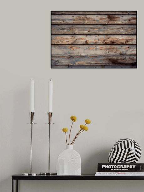 Wood Texture Poster och Canvastavla
