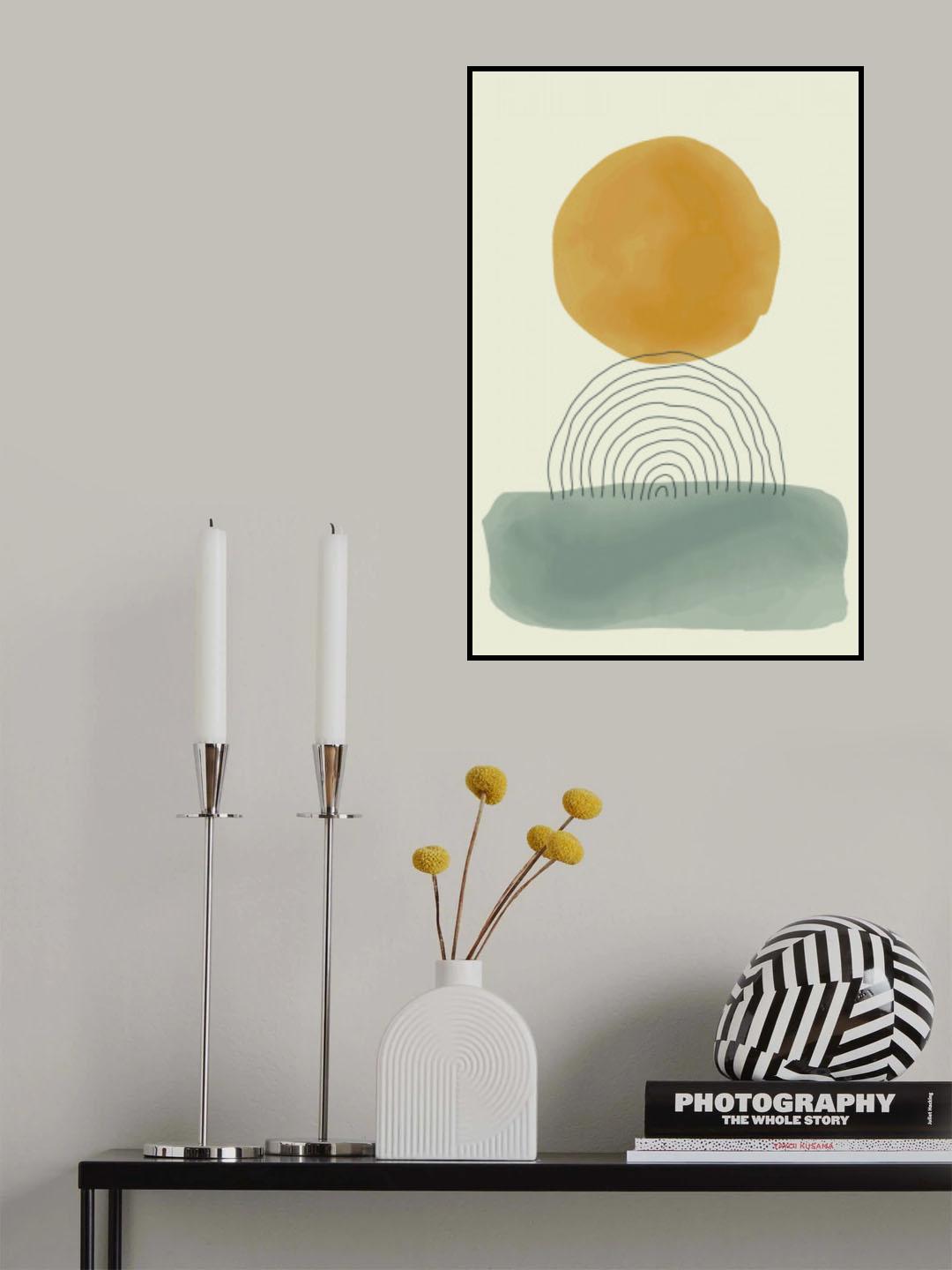 Minimal Abstract Vibes #4 Poster och Canvastavla