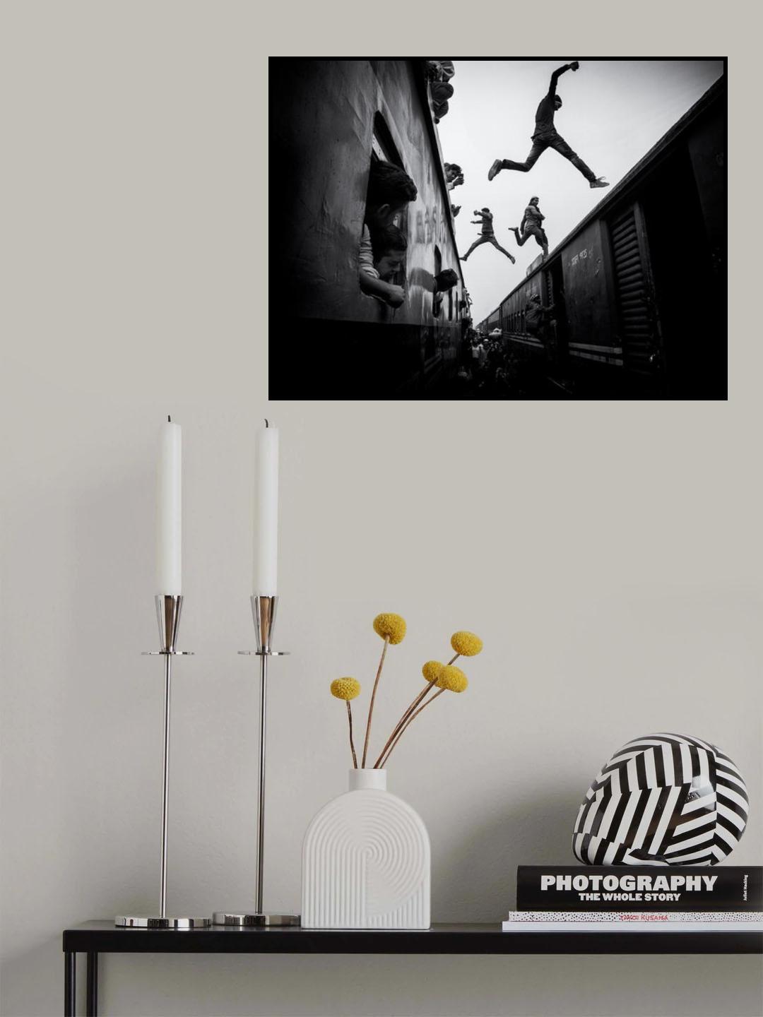 Train jumpers Poster och Canvastavla