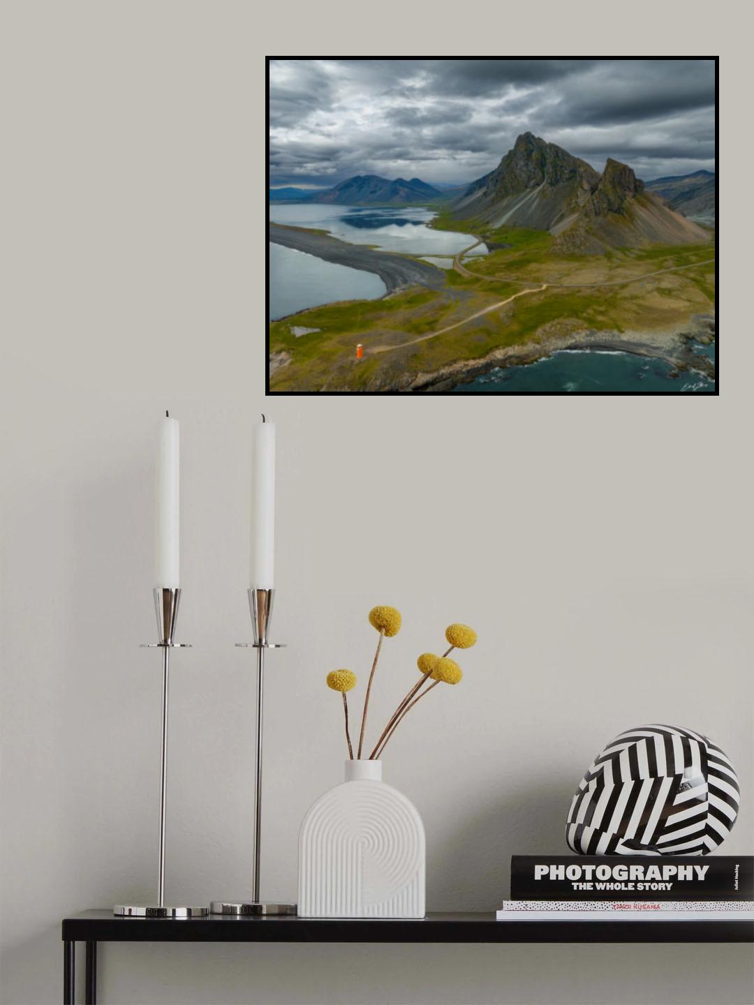 Hvalnes lighthouse Poster och Canvastavla
