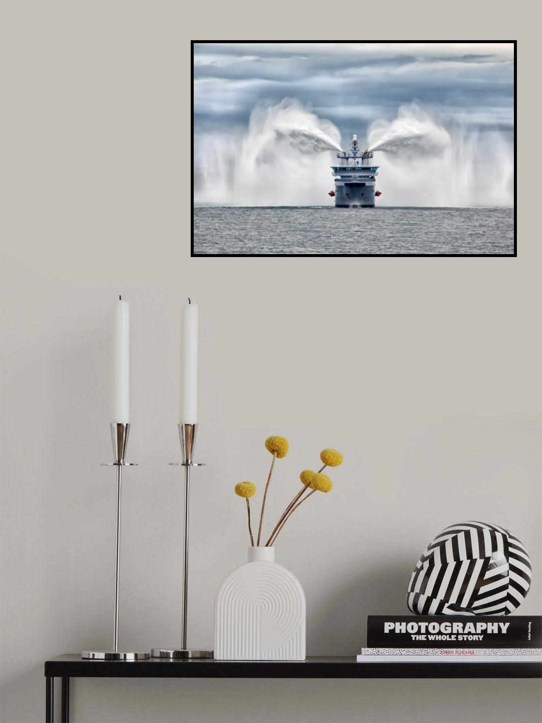 Norwegian Coast Guard Poster och Canvastavla