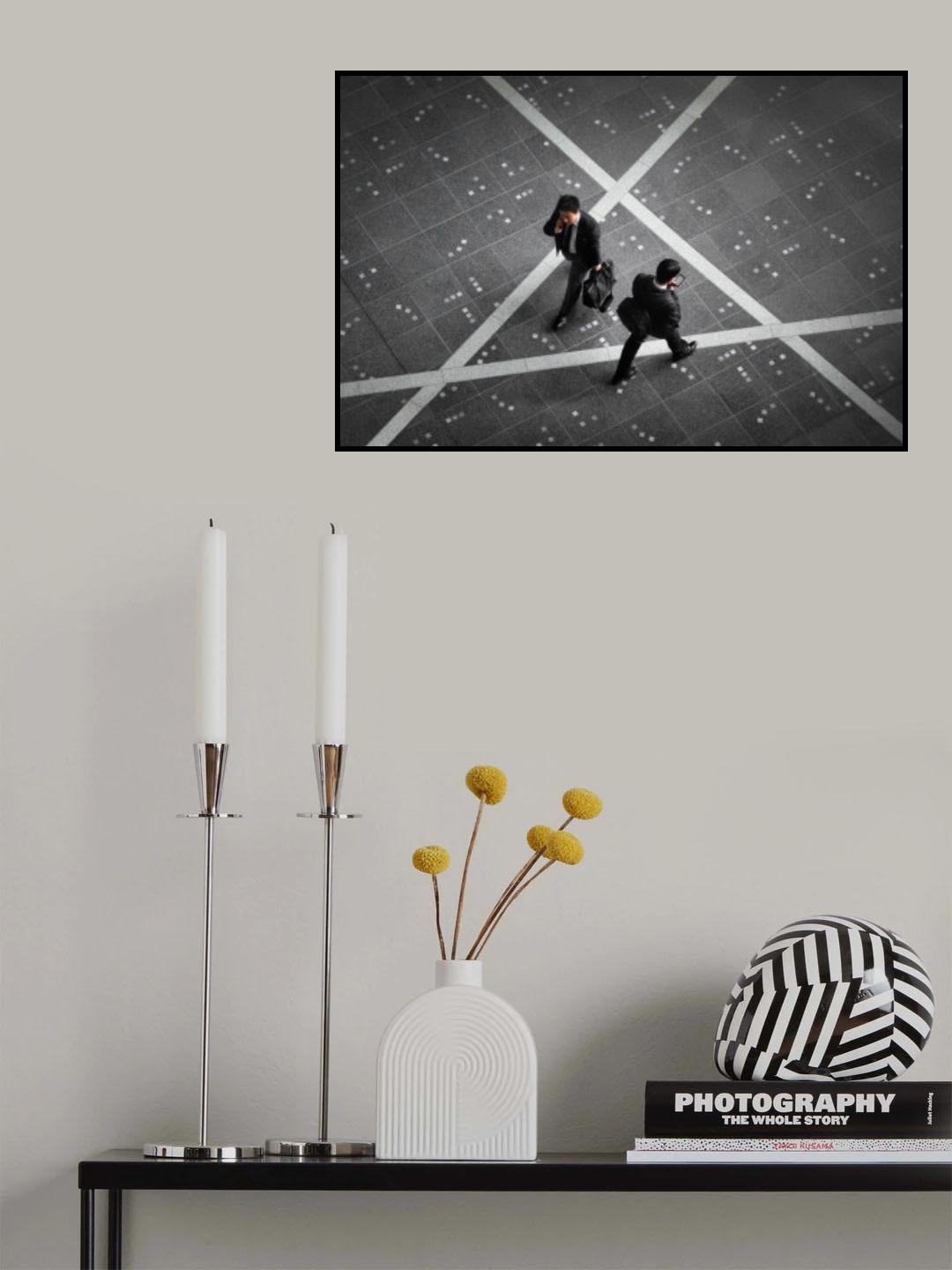 Two office workers Poster och Canvastavla