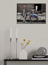 In a village in Benin. Poster och Canvastavla