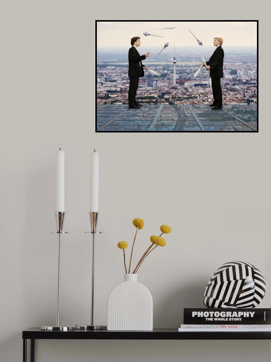 Juggling Berlin Poster och Canvastavla