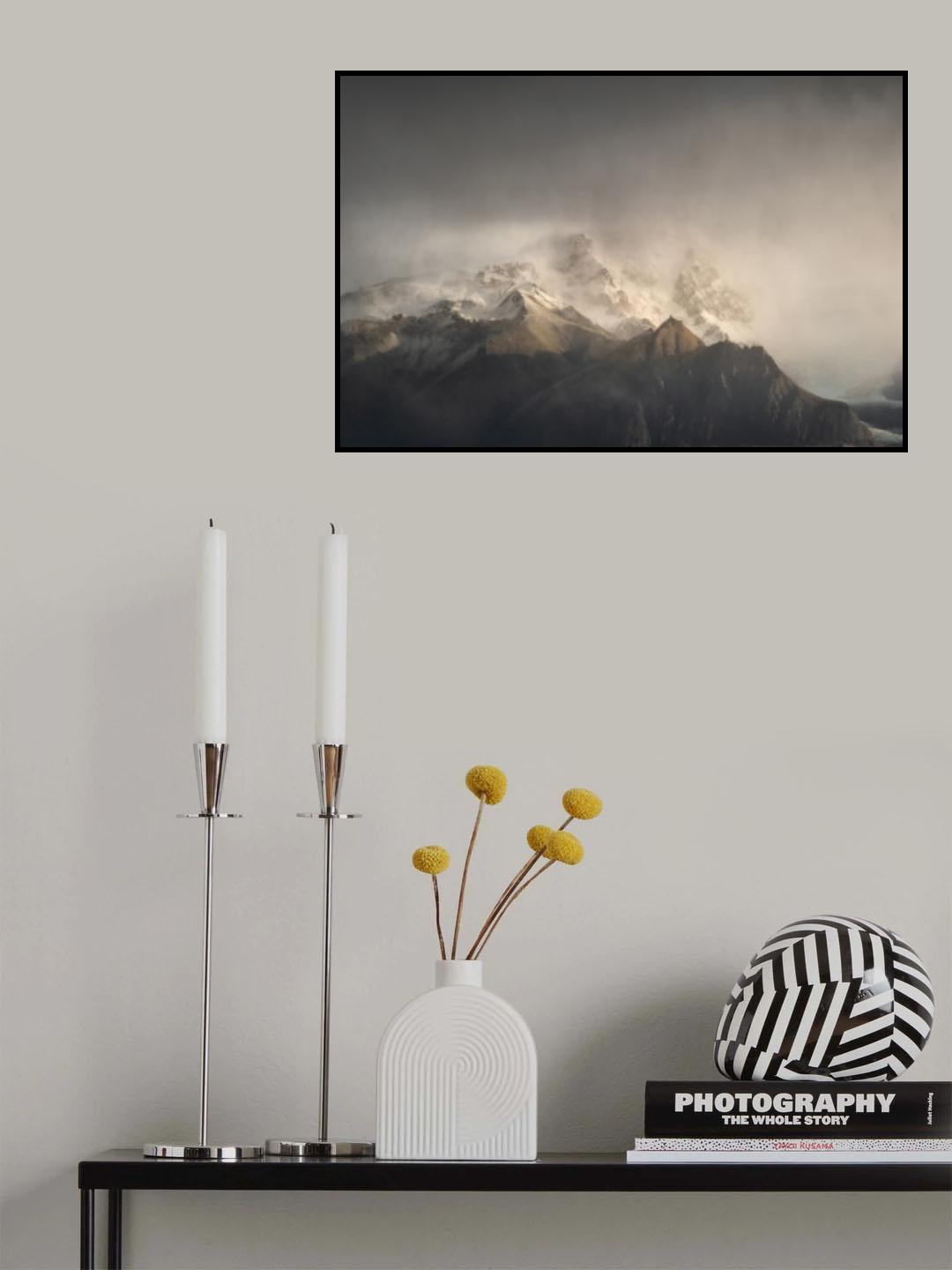 First Light of Winter Poster och Canvastavla