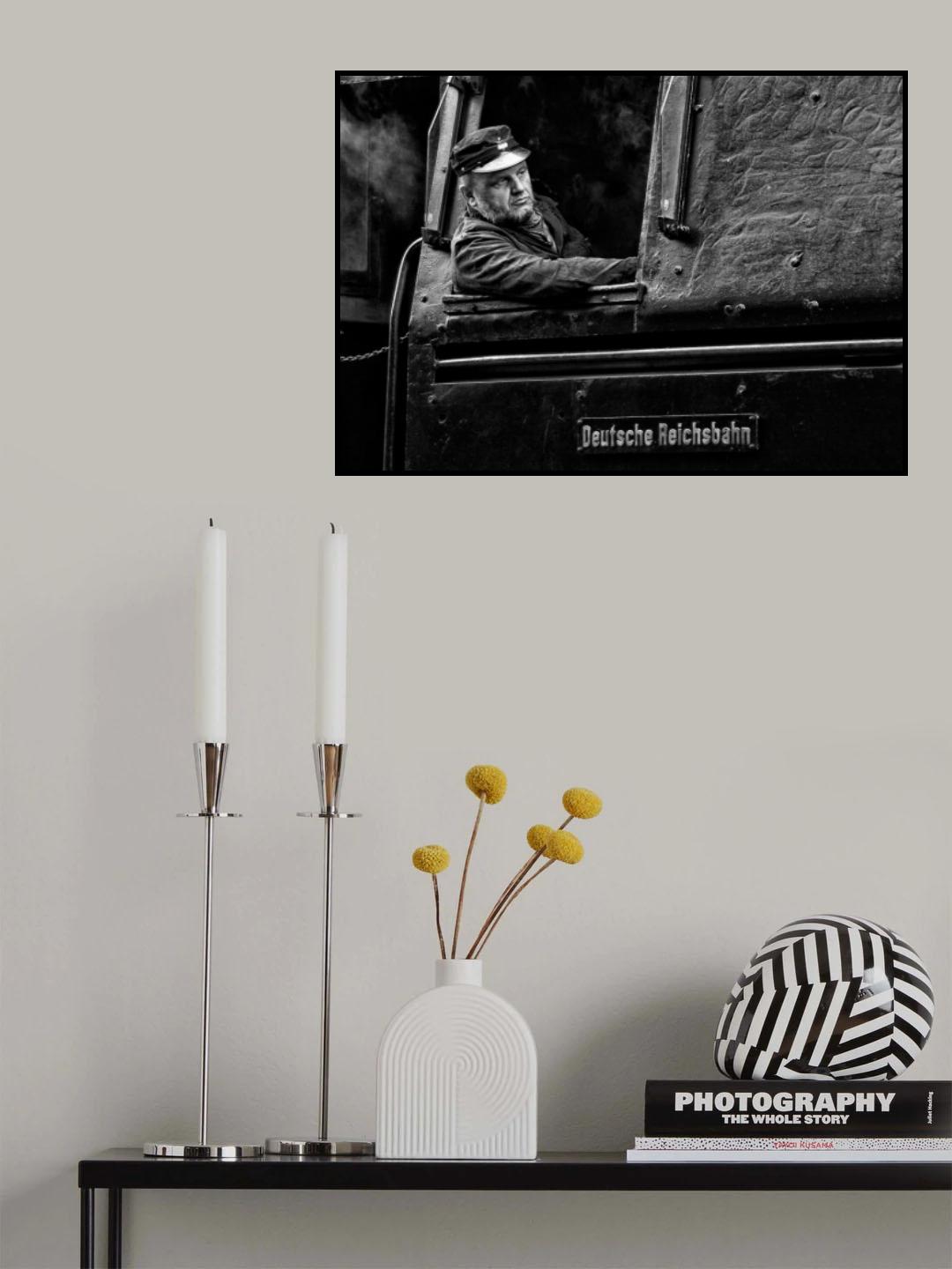 Train Driver Poster och Canvastavla