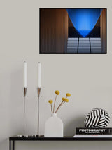 pointed blue Poster och Canvastavla