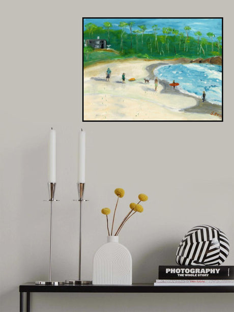 Beach Day Poster och Canvastavla