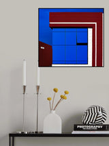 Blue Cladding Poster och Canvastavla