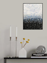 Smoky Blue Crystal Poster och Canvastavla