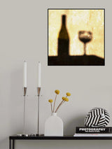 Projected wine Poster och Canvastavla