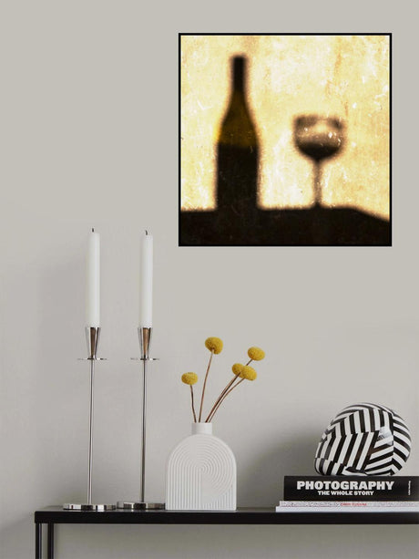 Projected wine Poster och Canvastavla