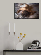 Your hair upon the pillow, like a sleepy summer storm.... Poster och Canvastavla