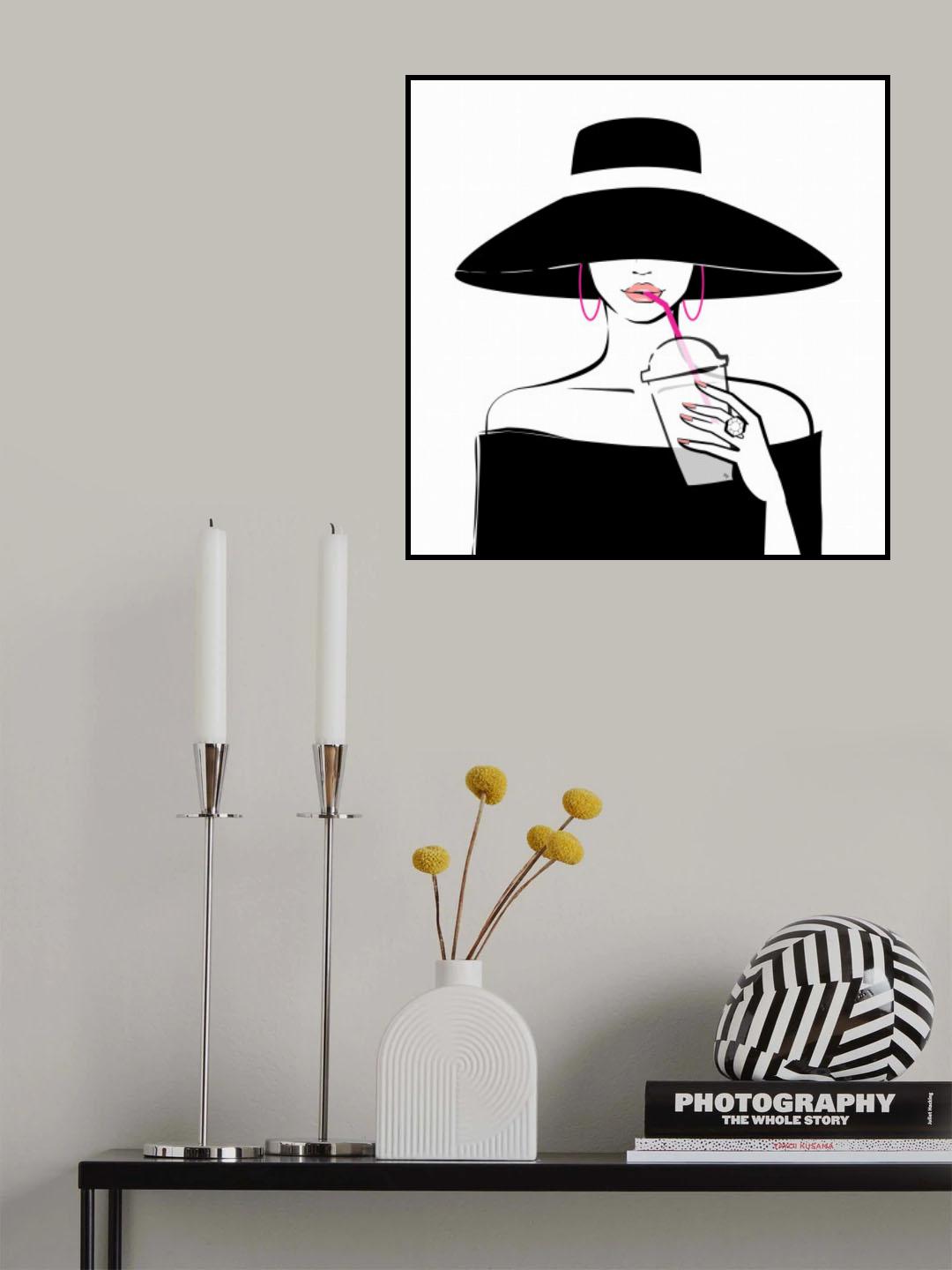 Hat Lady Poster och Canvastavla