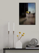 Yellow umbrella Poster och Canvastavla