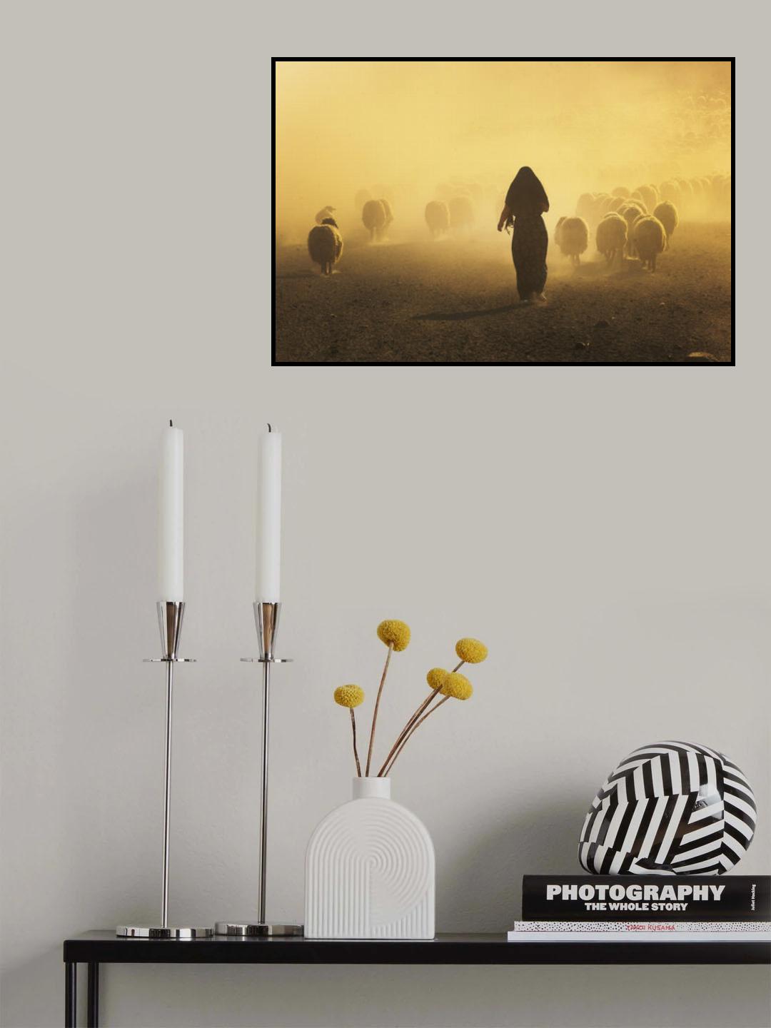 Kadın Çoban Poster och Canvastavla