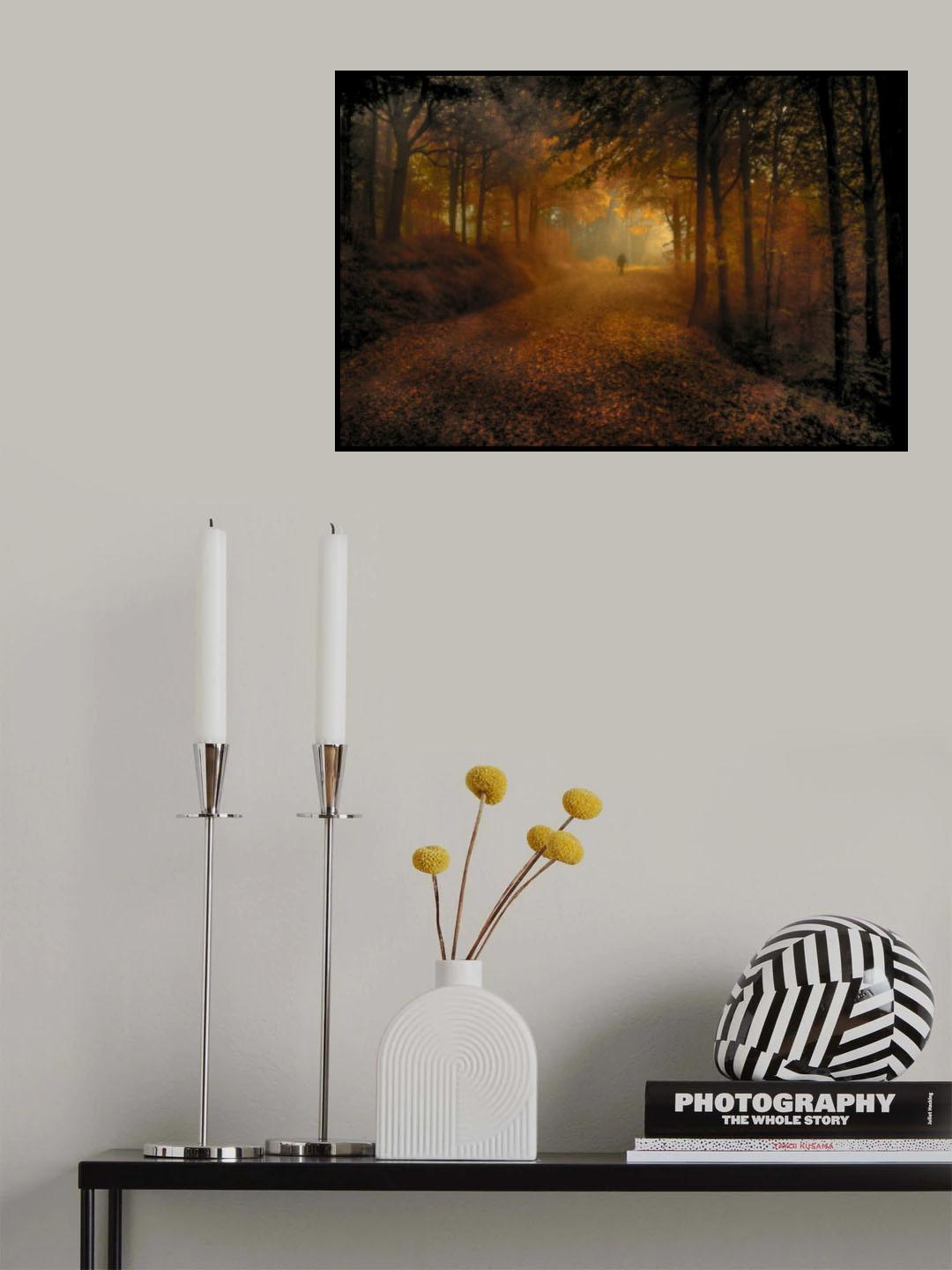 Strokes of light on a gloomy day Poster och Canvastavla
