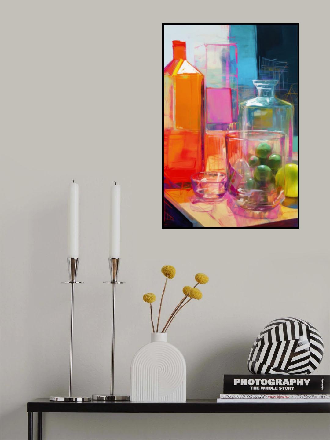 Neon Still Life No 2 Poster och Canvastavla