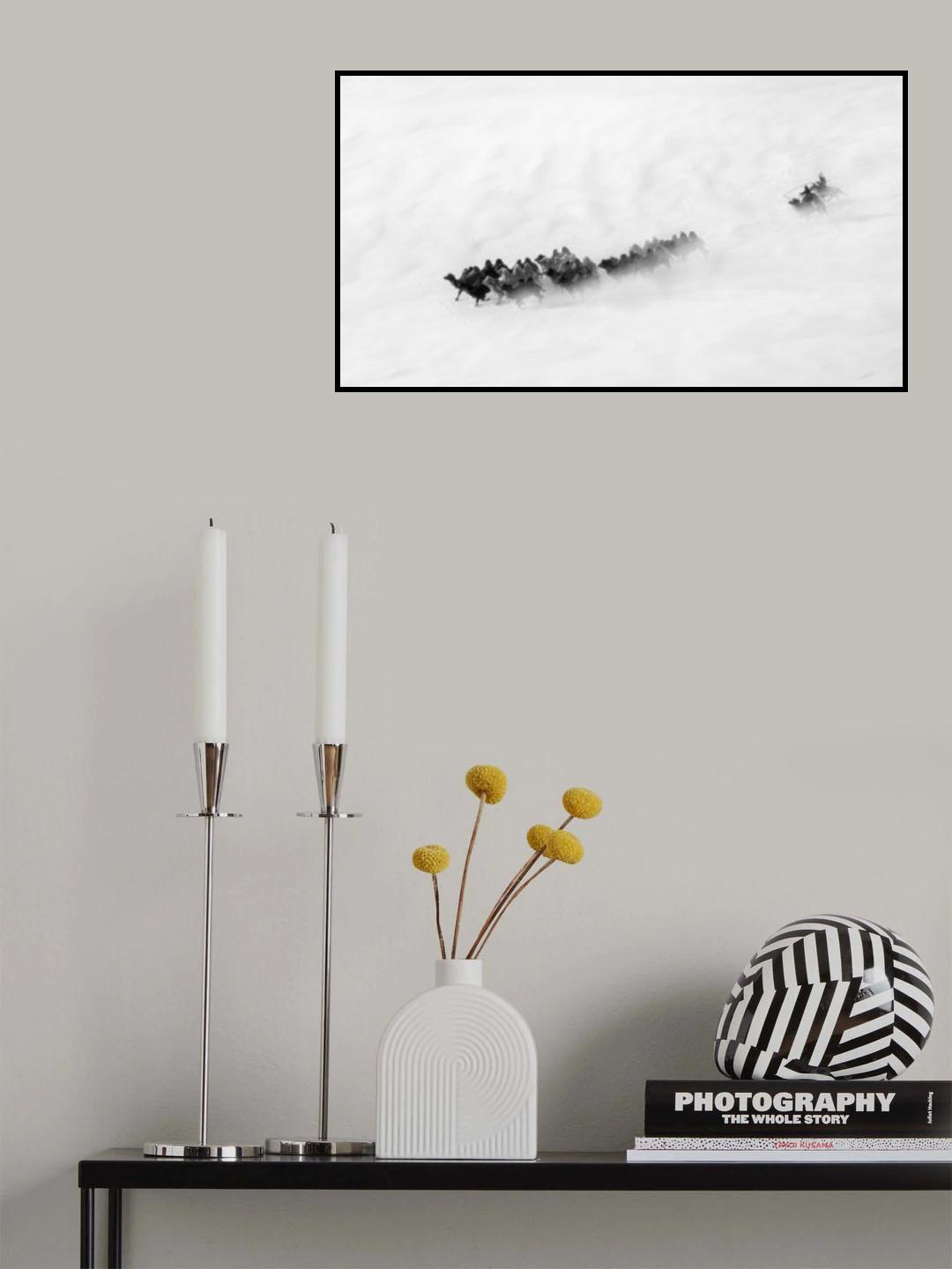 Snowland camel Poster och Canvastavla