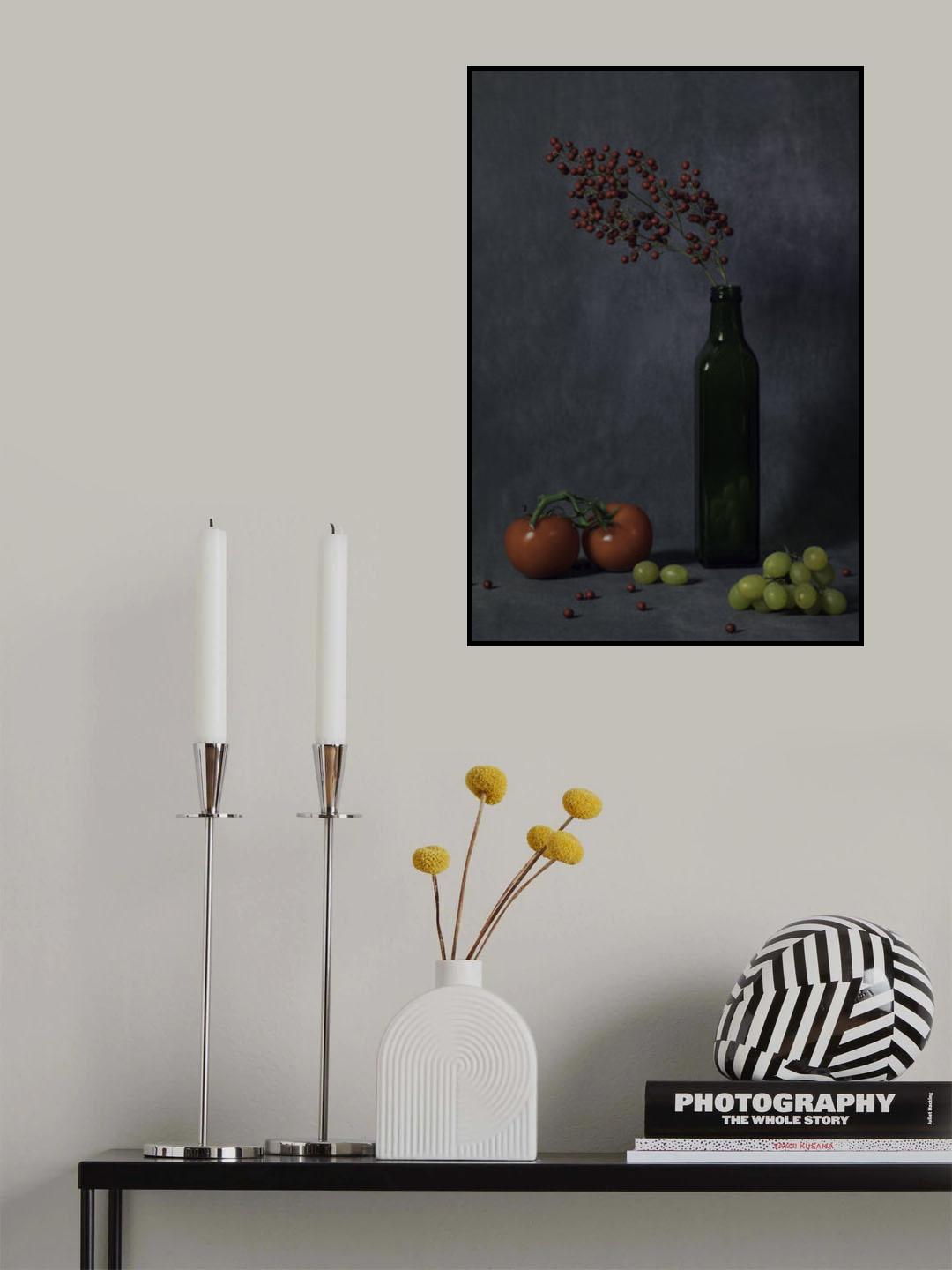 Grapes and Tomatoes Poster och Canvastavla