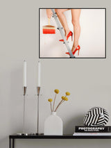 Heels on a hot tin stair Poster och Canvastavla
