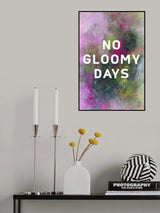 No gloomy days (green) Poster och Canvastavla