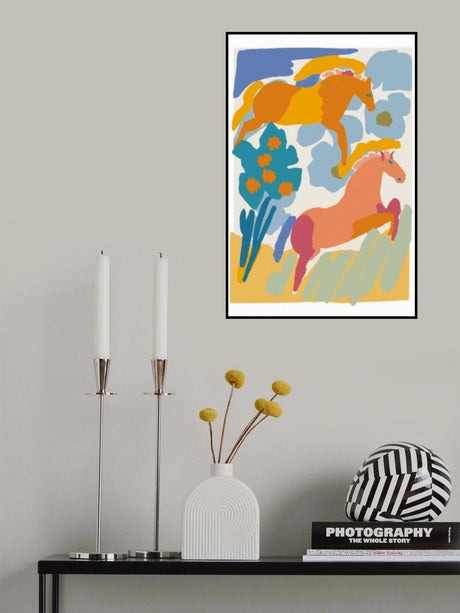 Wild Horses Poster och Canvastavla