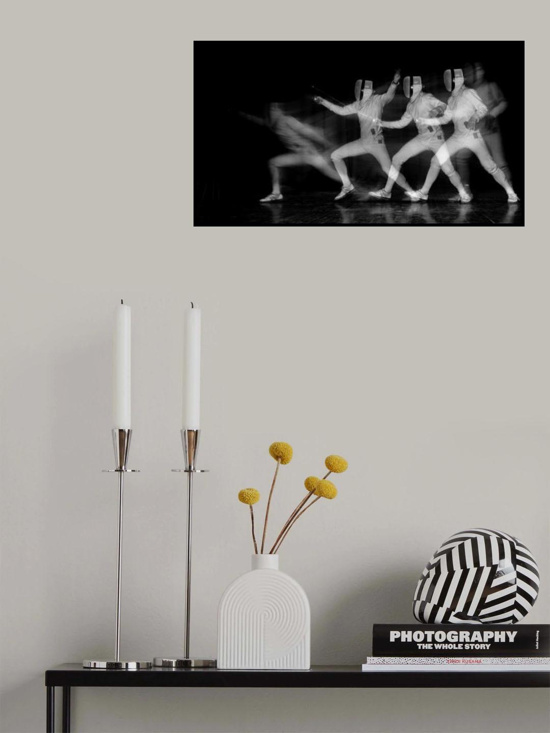 Fencing steps Poster och Canvastavla