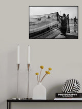 Saree Drying3 Poster och Canvastavla