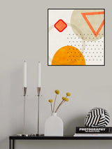 Mid Bauhaus Geometry 3 Poster och Canvastavla
