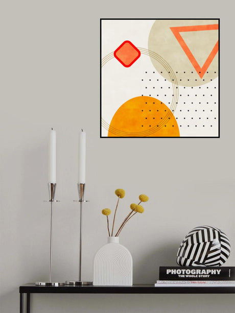 Mid Bauhaus Geometry 3 Poster och Canvastavla
