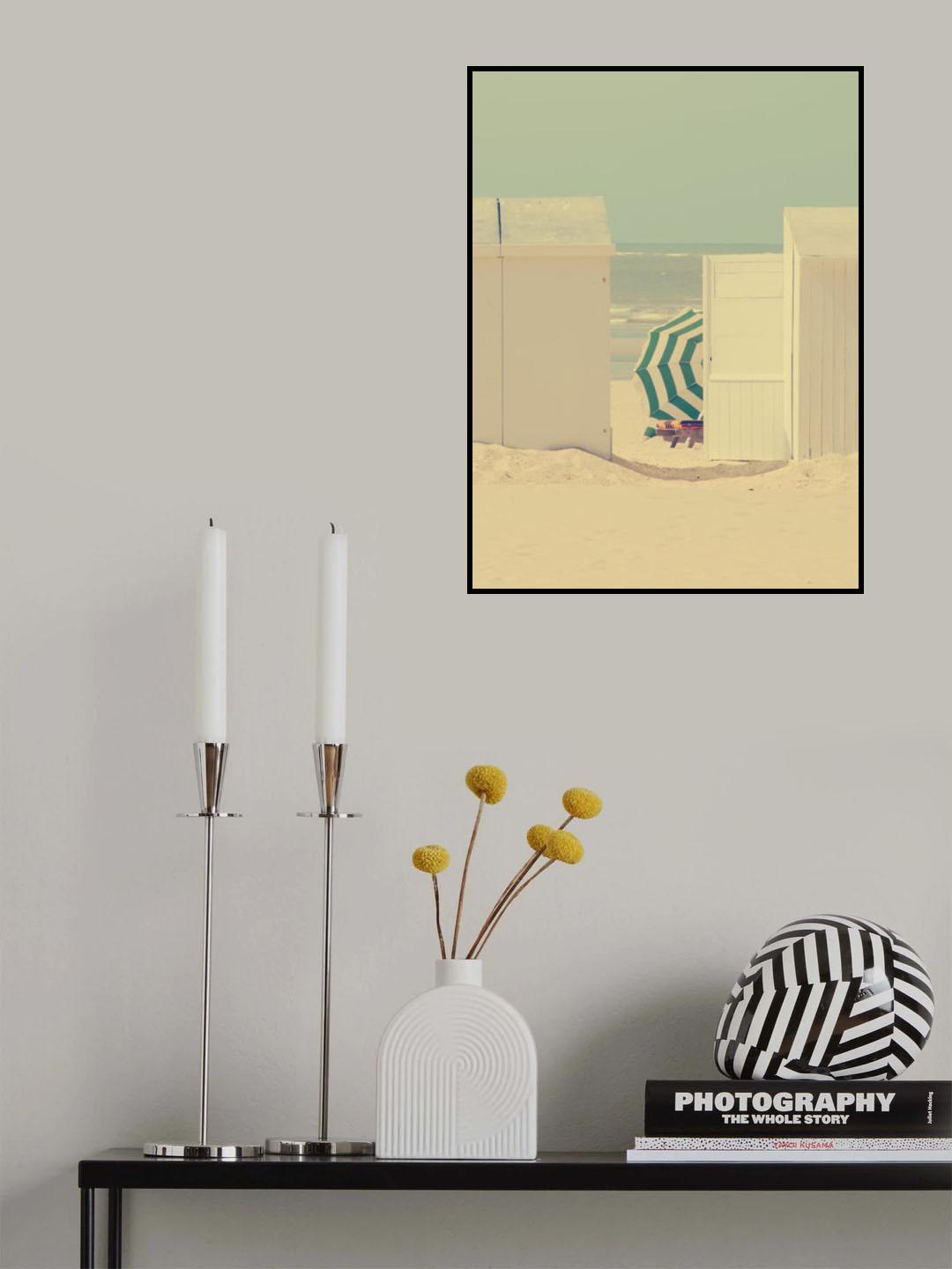 The green umbrella Poster och Canvastavla