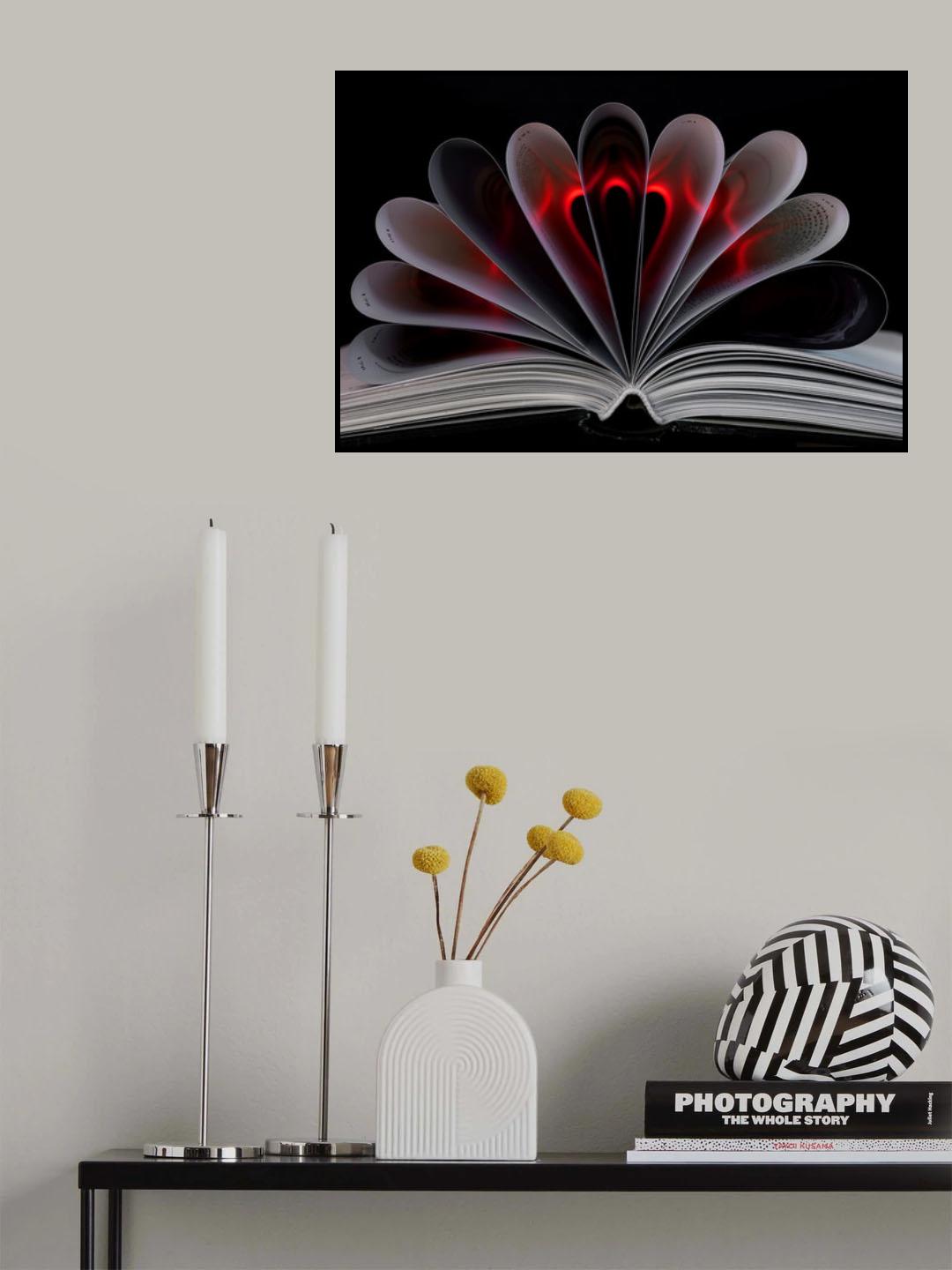 In the heart of a book ... Poster och Canvastavla