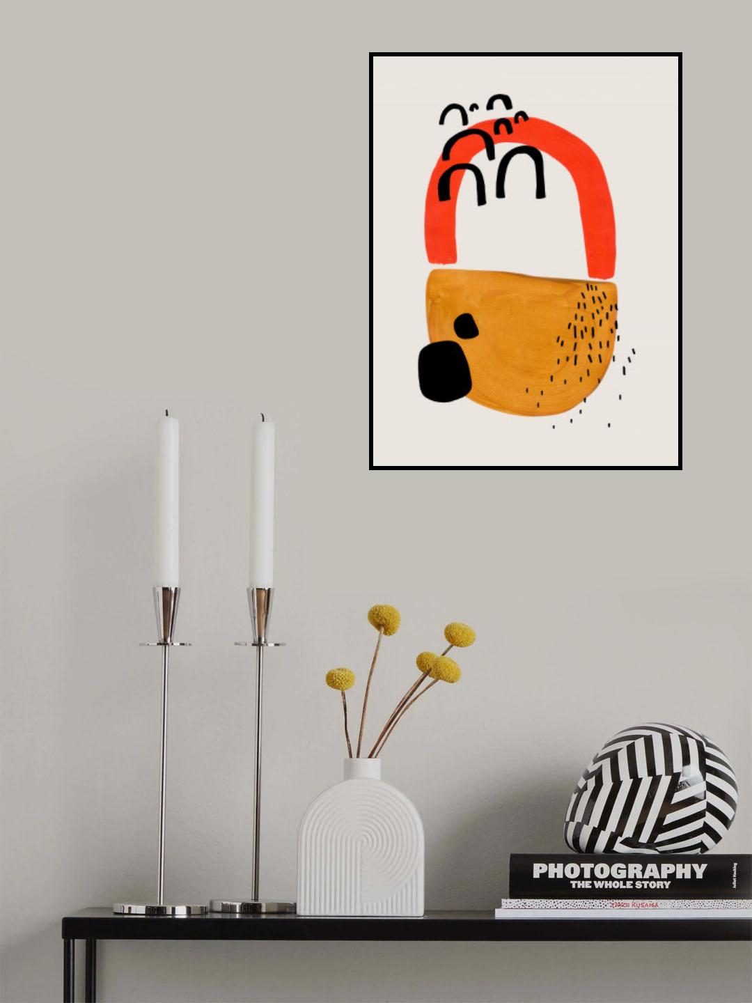 Sunset Birds Poster och Canvastavla