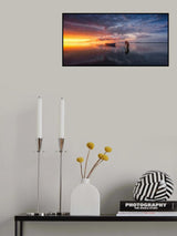 The photographer and the boat 7R20162 Poster och Canvastavla