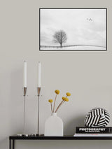 The field after snow Poster och Canvastavla