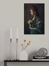Zuzanna and flowers Poster och Canvastavla