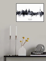 Dresden Germany Skyline Poster och Canvastavla