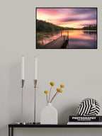 Pink lake Poster och Canvastavla