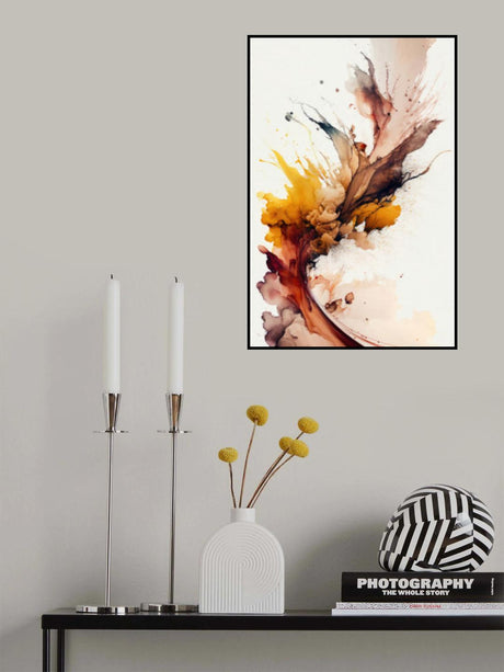 Autumnal Abstract Poster och Canvastavla