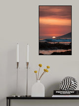 Orange Sunset Poster och Canvastavla
