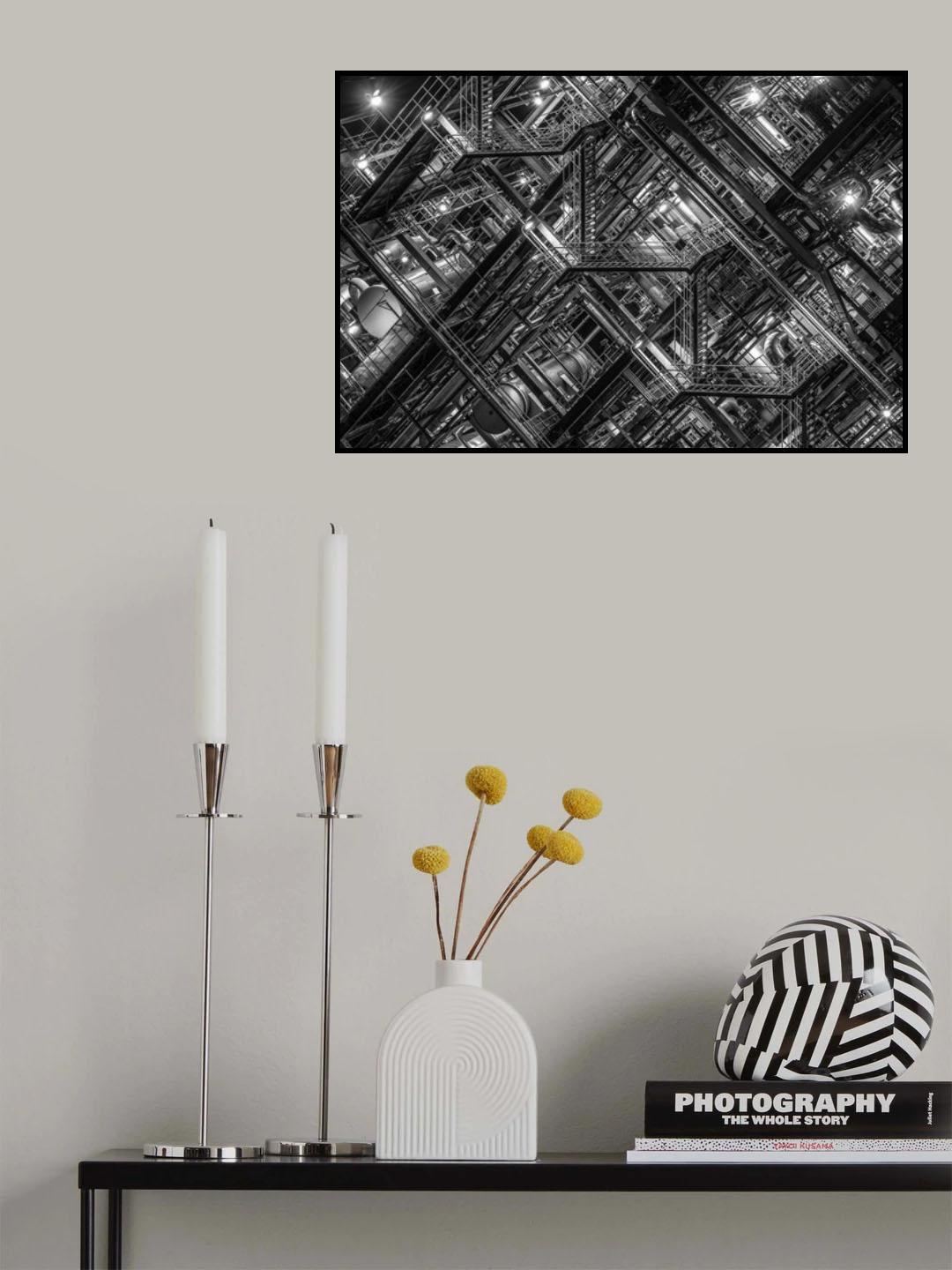 factory staircase Poster och Canvastavla