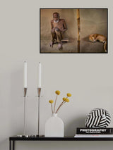 He is crazy but aware Poster och Canvastavla