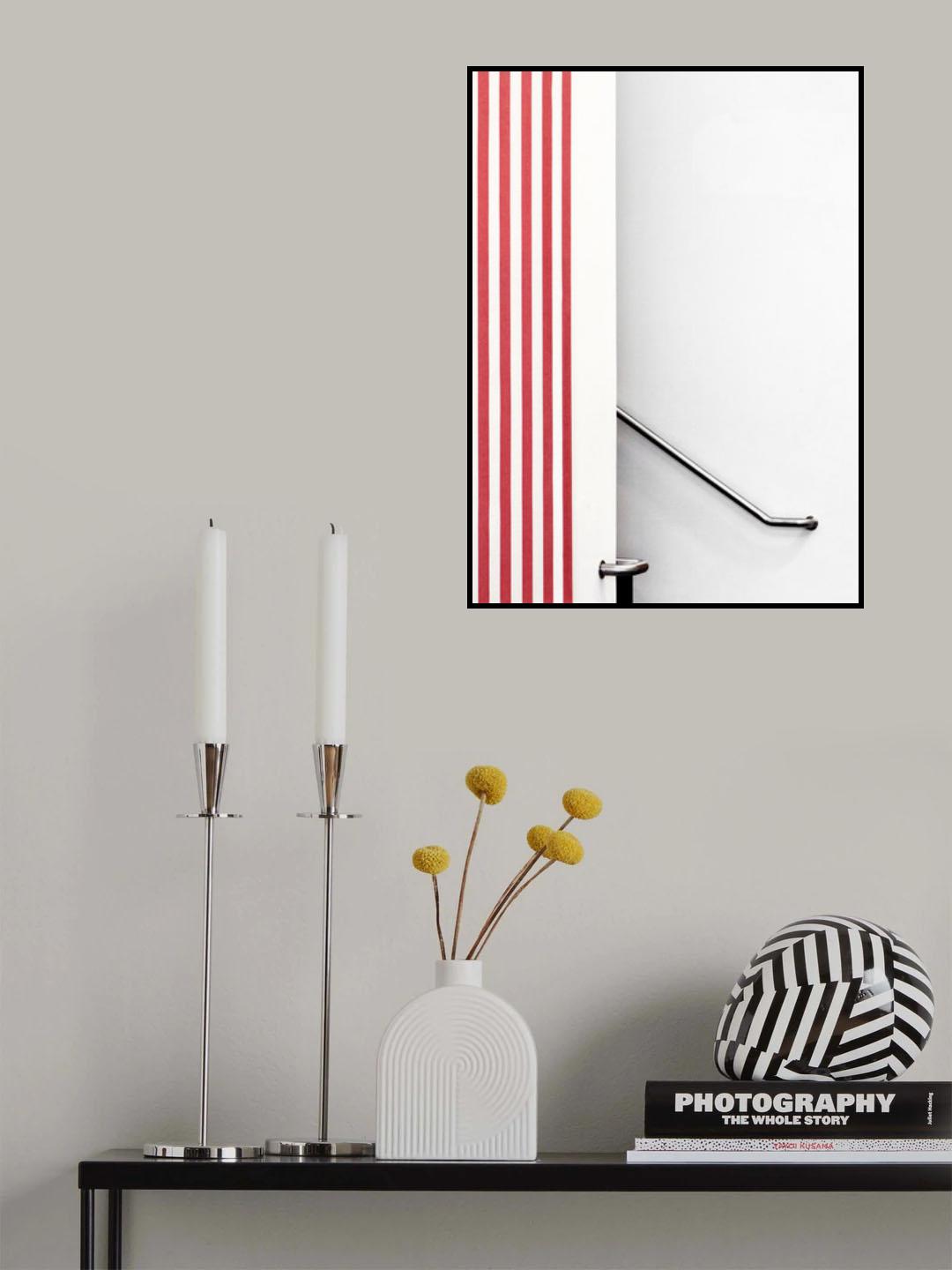 The red lines Poster och Canvastavla